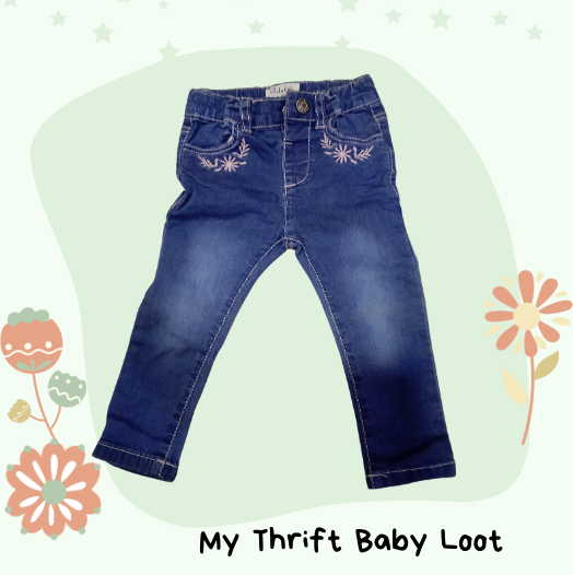 Preloved baby jeans (upto 6 months)